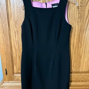Positive Attitude Black Dress with Pink Lining size 6P